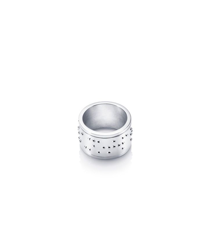 Make Love Not War Ring – Silver