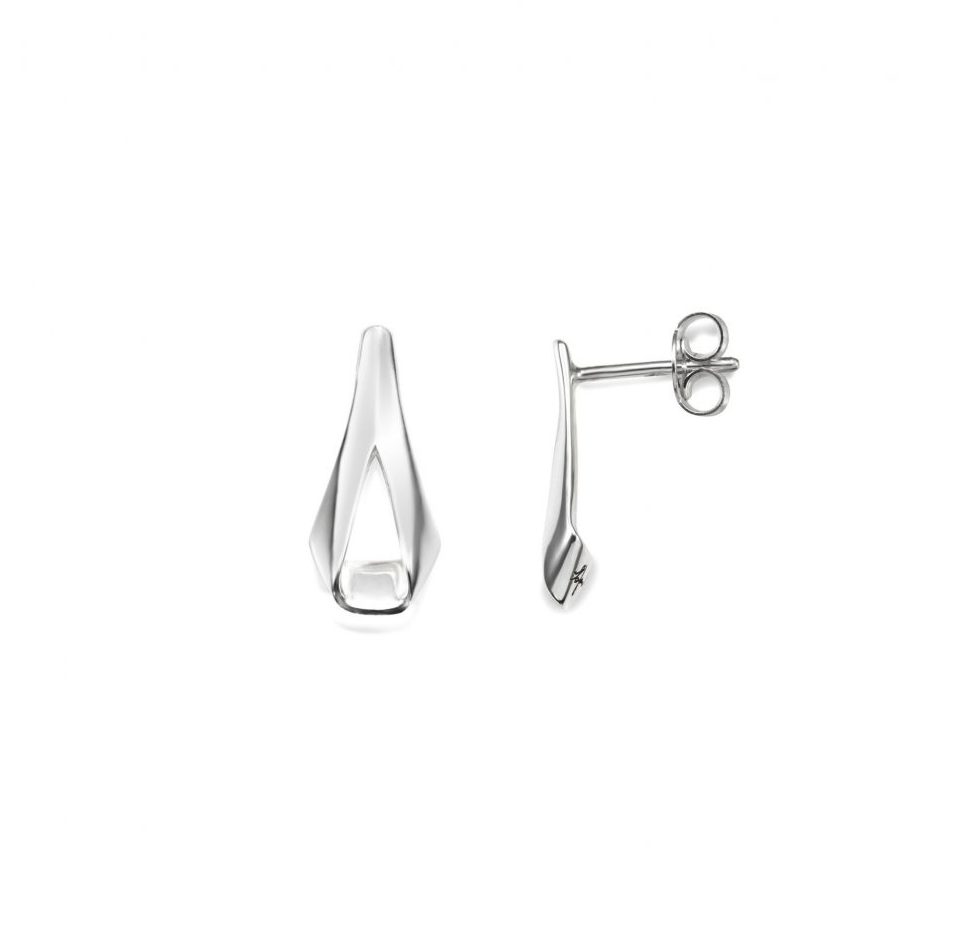 Folded Mini Earrings 12-100-01591(2)