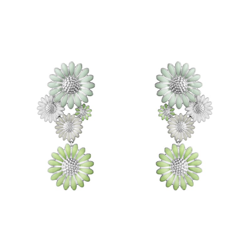 20001121_DAISY_LARGE_EARRING_SILVER_RH_GREEN_ENAMEL