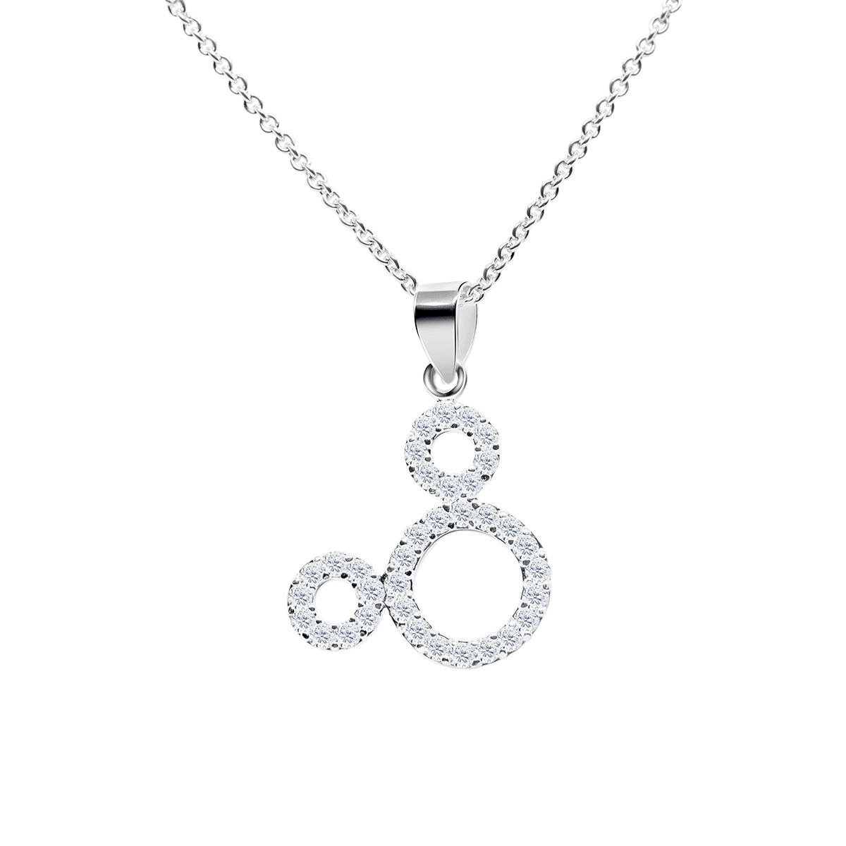 Sparkling circles Pendant 400-11