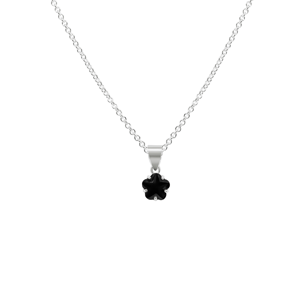 The black flower pendant 300-47