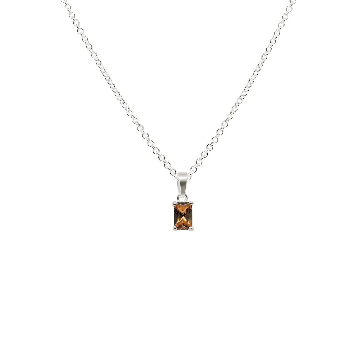 The rectangular golden pendant 300-44