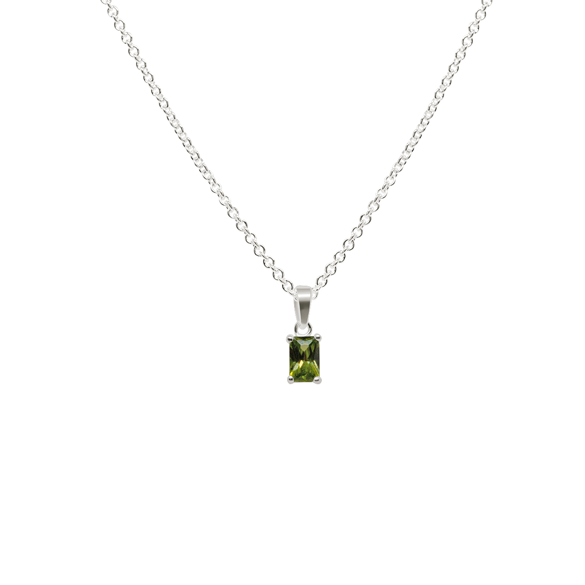 The rectangular green pendant 300-43