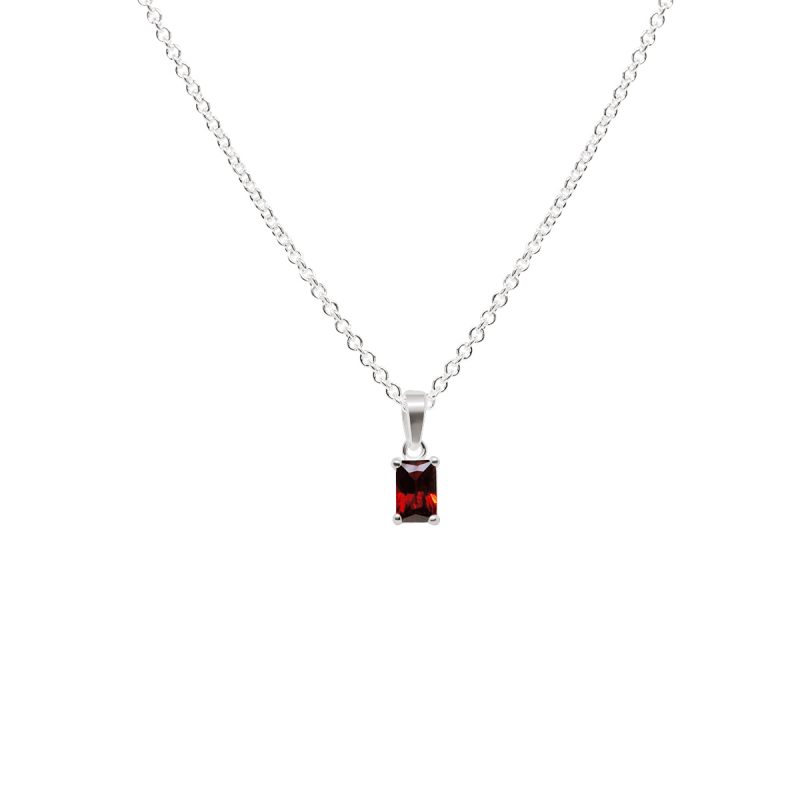 The rectangular red pendant 300-41