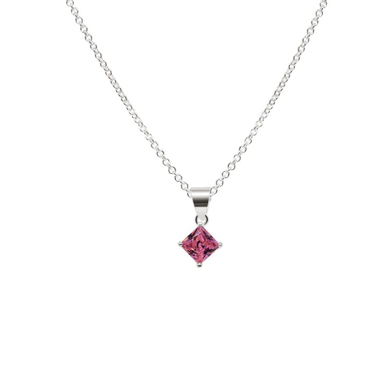 The square pink pendant 300-32