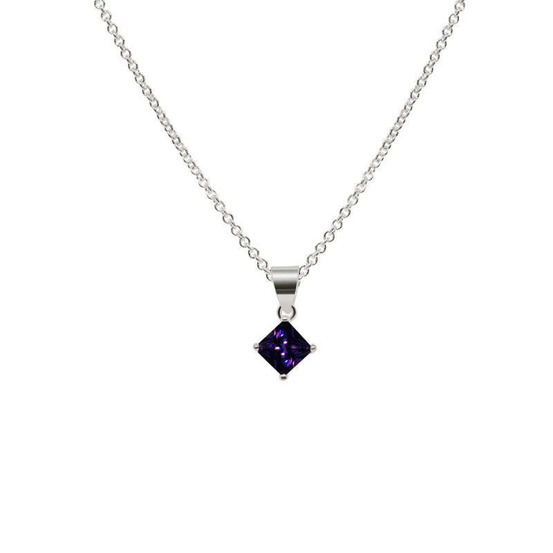 The square purple pendant 300-34