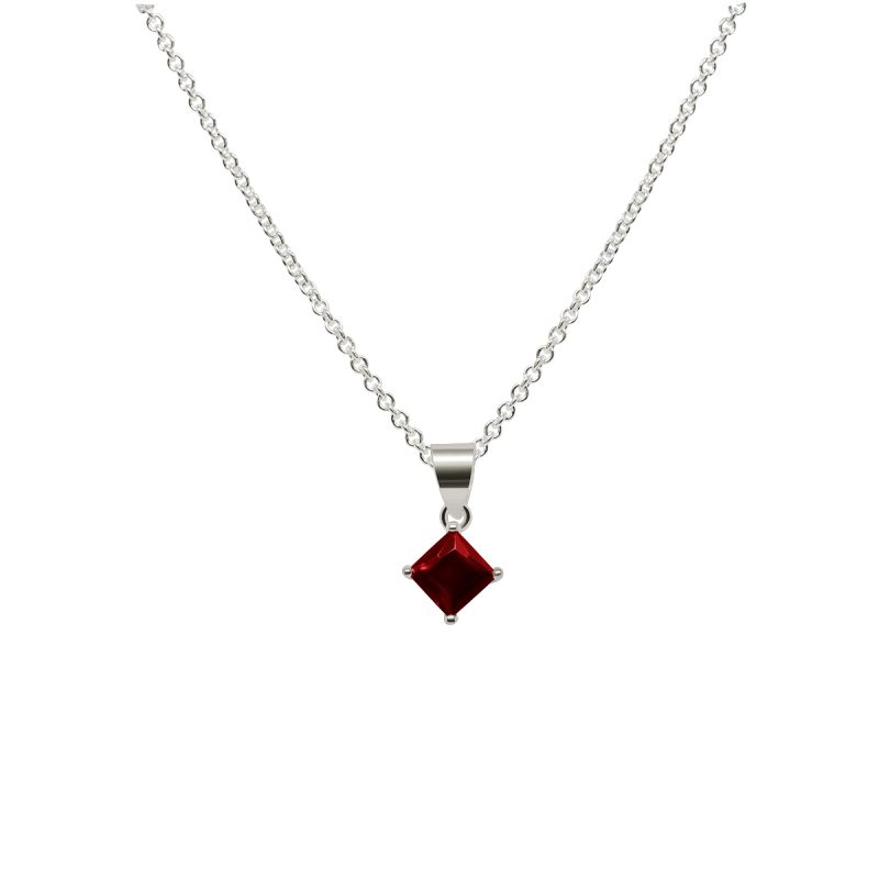 The square red pendant 300-30