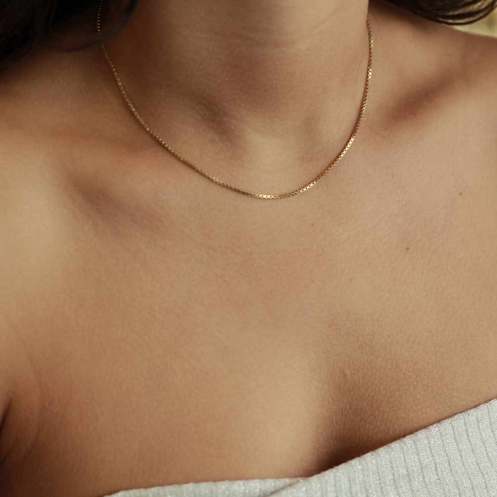 Guldkedja 18k venezia